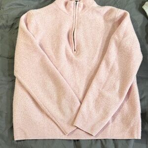 Vineyard Vines Light Pink Women's Turtleneck Sweater